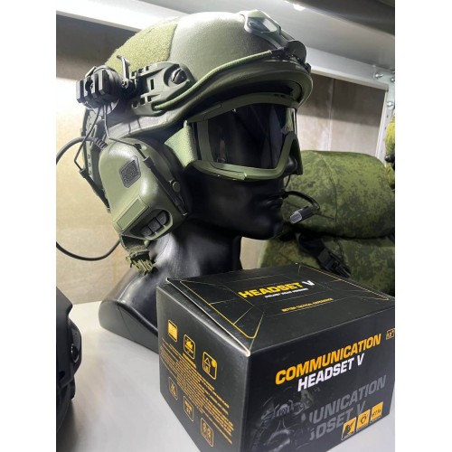"COMMUNICATION HEADSET V" Активные тактические наушники для стрельбы в Нижнекамске
